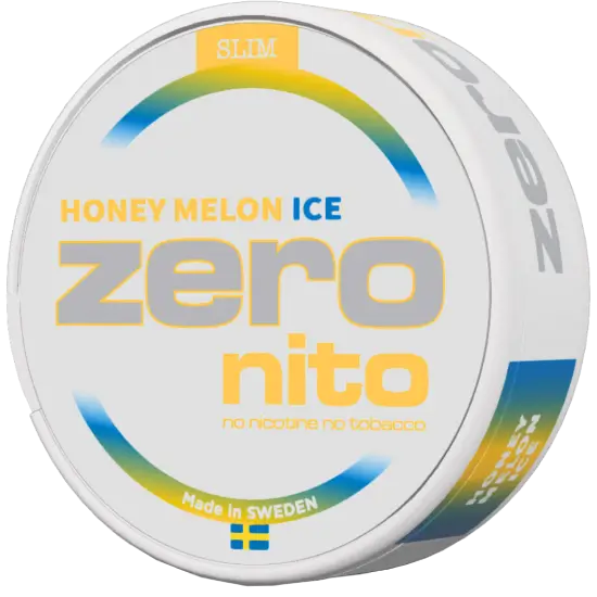 Zeronito Honey Melon Ice Slim nicotine-free pouches