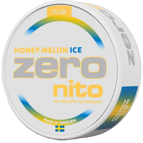 Zeronito Honey Melon Ice Slim nicotine-free pouches