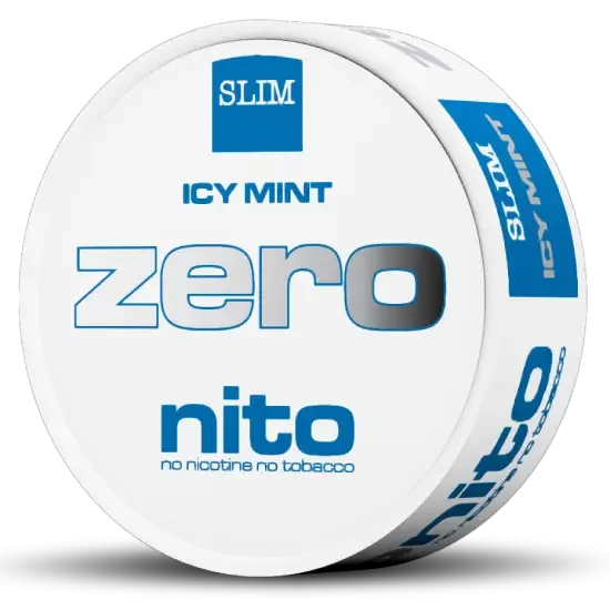 Zeronito Icy Mint Slim nicotine-free pouches