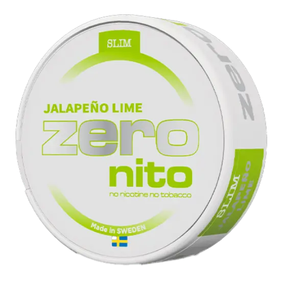 Zeronito Jalapeno Lime Slim nicotine-free pouches
