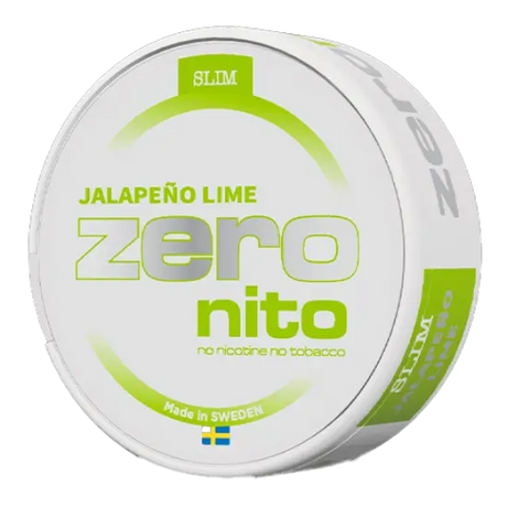 Zeronito Jalapeno Lime Slim nicotine-free pouches