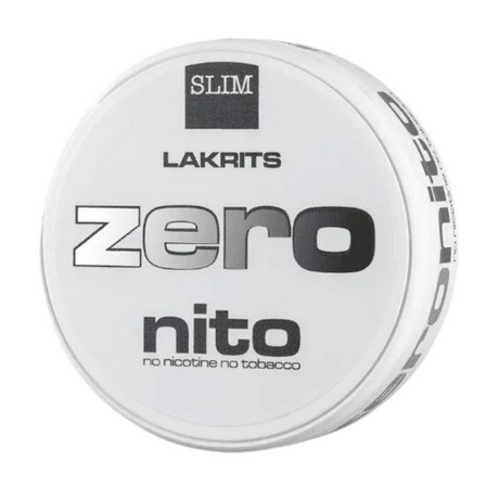 Zeronito Liquorice Slim nicotine-free pouches