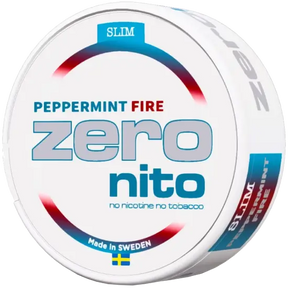 Zeronito Peppermint Fire Slim nicotine-free pouches