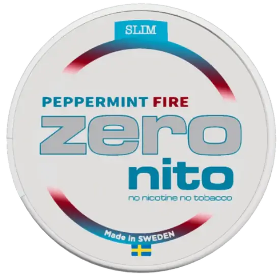 Zeronito Peppermint Fire Slim nicotine-free pouches