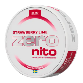 Zeronito Strawberry Lime Slim nicotine-free pouches
