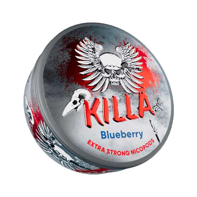 Killa Blueberry Nicotine Pouches Snusmania.eu