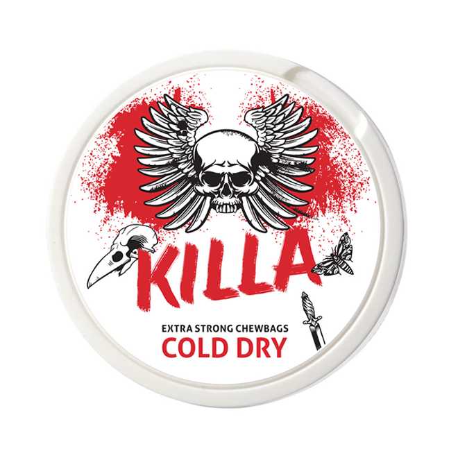 Killa Cold Dry Chew Bags Snusmania.eu