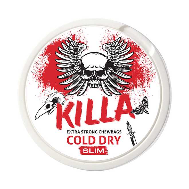 Killa Cold Dry Slim Chew Bags Snusmania.eu