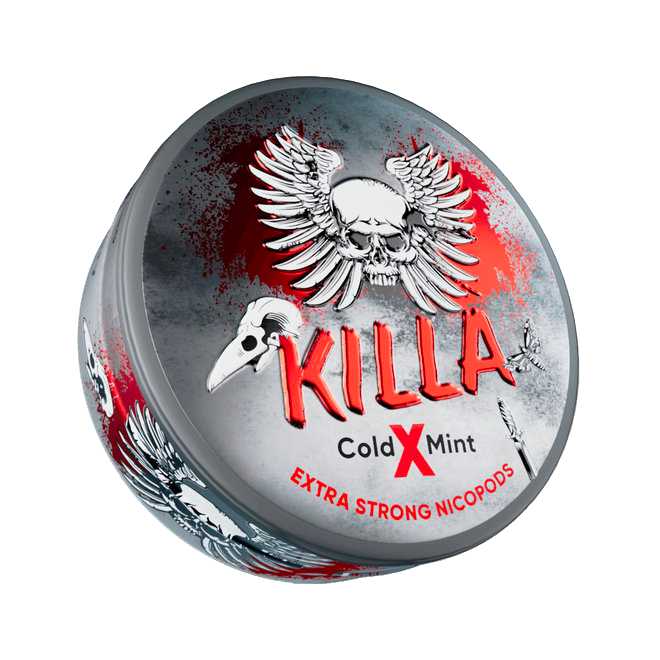 Killa X Cold Mint Nicotine Pouches Snusmania.eu