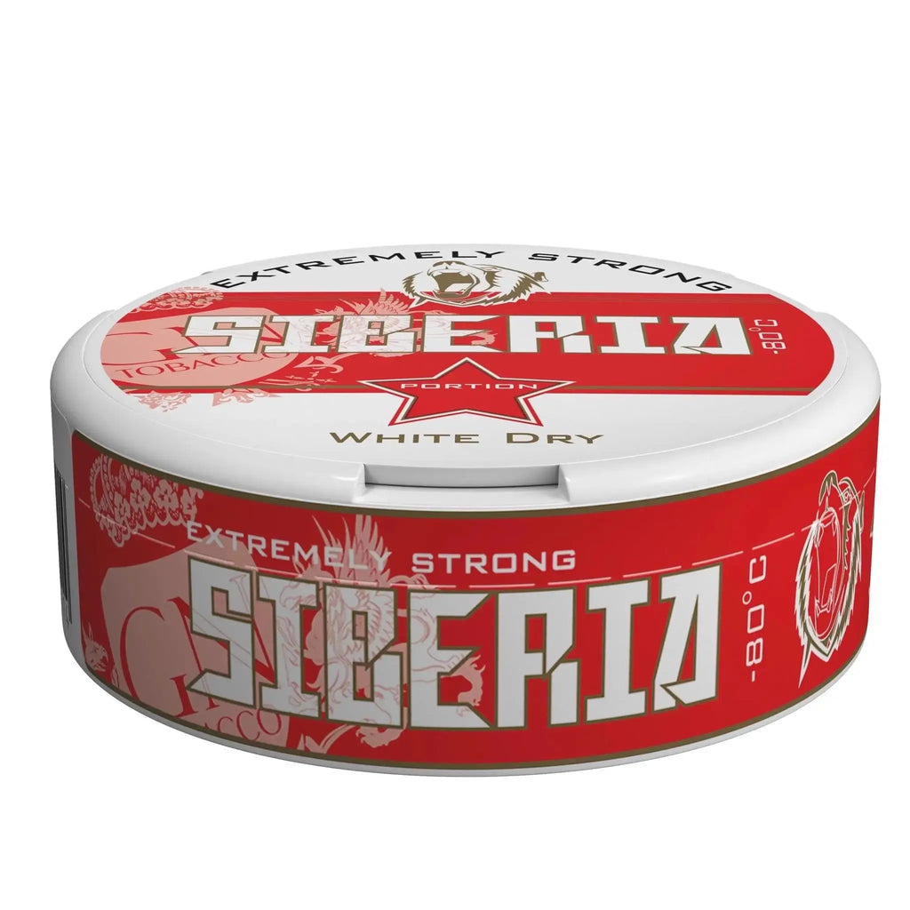 Siberia -80 Degrees White Dry Snus Shop name Snus