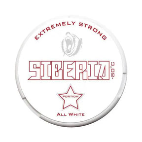 Siberia All White Portion Extremely Strong Snus Shop name Snus