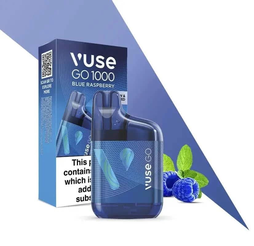 Vuse Go 1000 Blue Raspberry Shop Name Einweg Vape