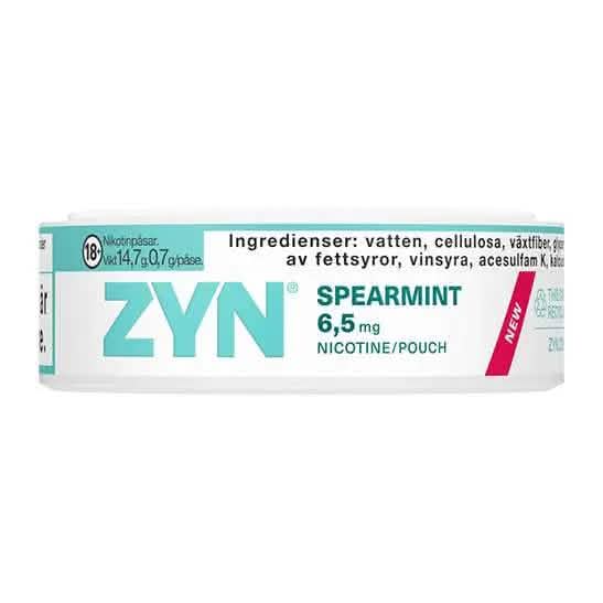 ZYN Spearmint Snus Shop Name