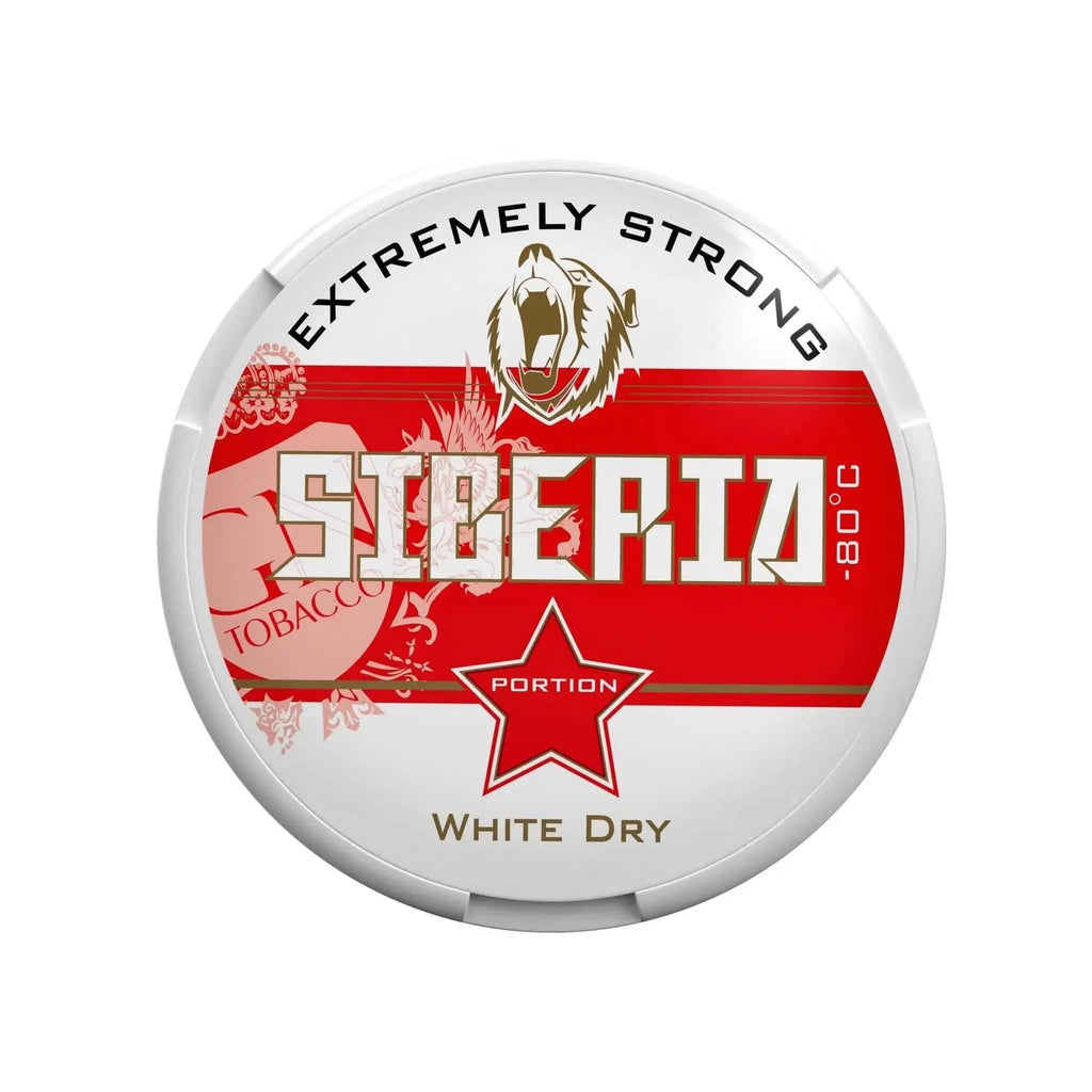 Siberia -80 Degrees Weißer Trockener Snus Shopname Snus