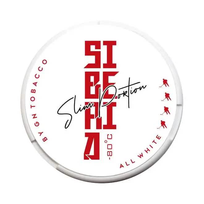 Siberia All White Slim Portion Snus Shop Name Snus
