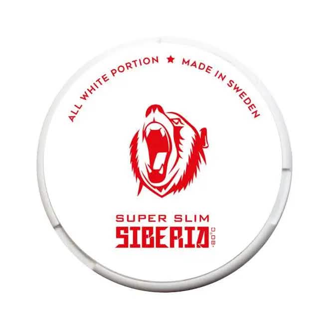 Siberia All White Super Slim Snus Shop Name Snus