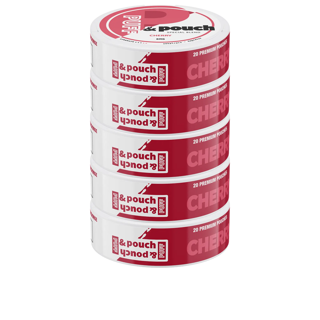 Puff and Pouch Cherry 8mg Kaupan nimi