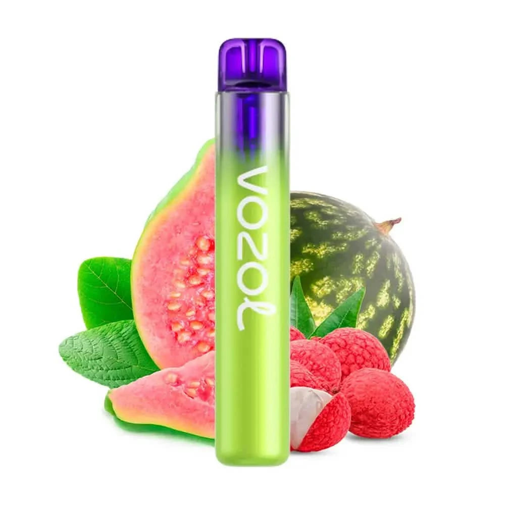 Vozol Vesimeloni Lychee Guava 800 Vape Shop nimi Vape