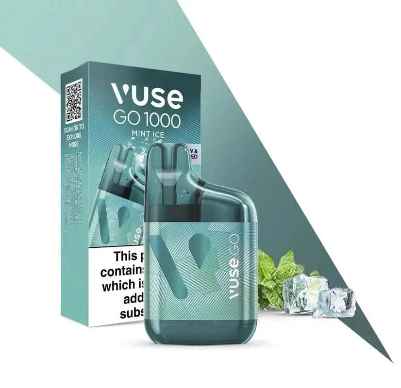 Vuse Go 1000 Minttu Ice Shop nimi Kertakäyttöinen Vape