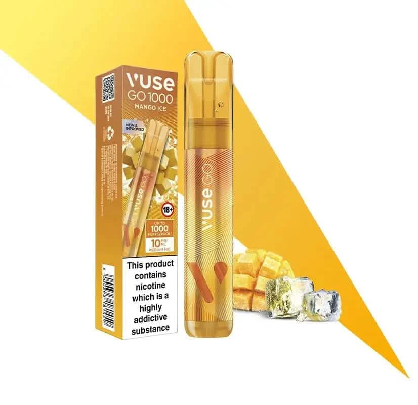 Vuse Go Pen 1000 Mango Ice Shop név eldobható Vape