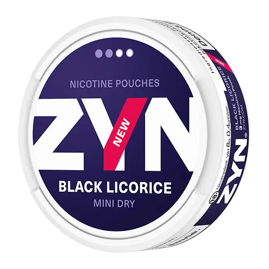 ZYN Black Licorice Mini Dry Shop name