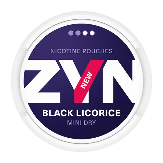 ZYN Black Licorice Mini Dry Shop name