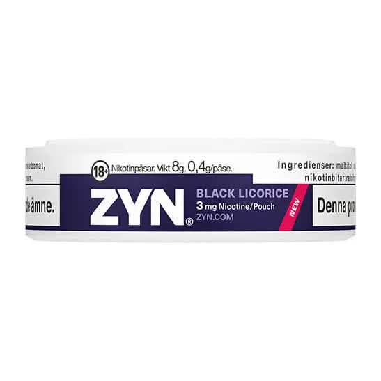 ZYN Black Licorice Mini Dry Shop name