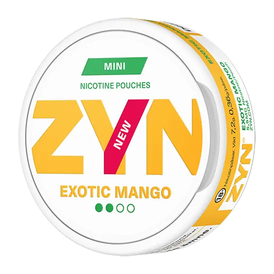 ZYN Exotic Mango Mini Shop name
