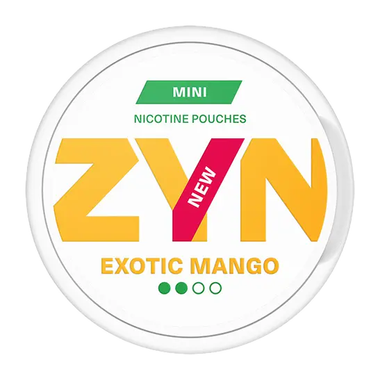 ZYN Exotic Mango Mini Shop name