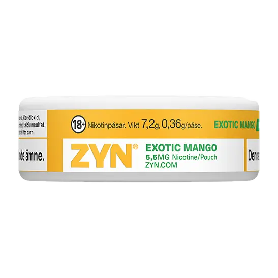 ZYN Exotic Mango Mini Shop name