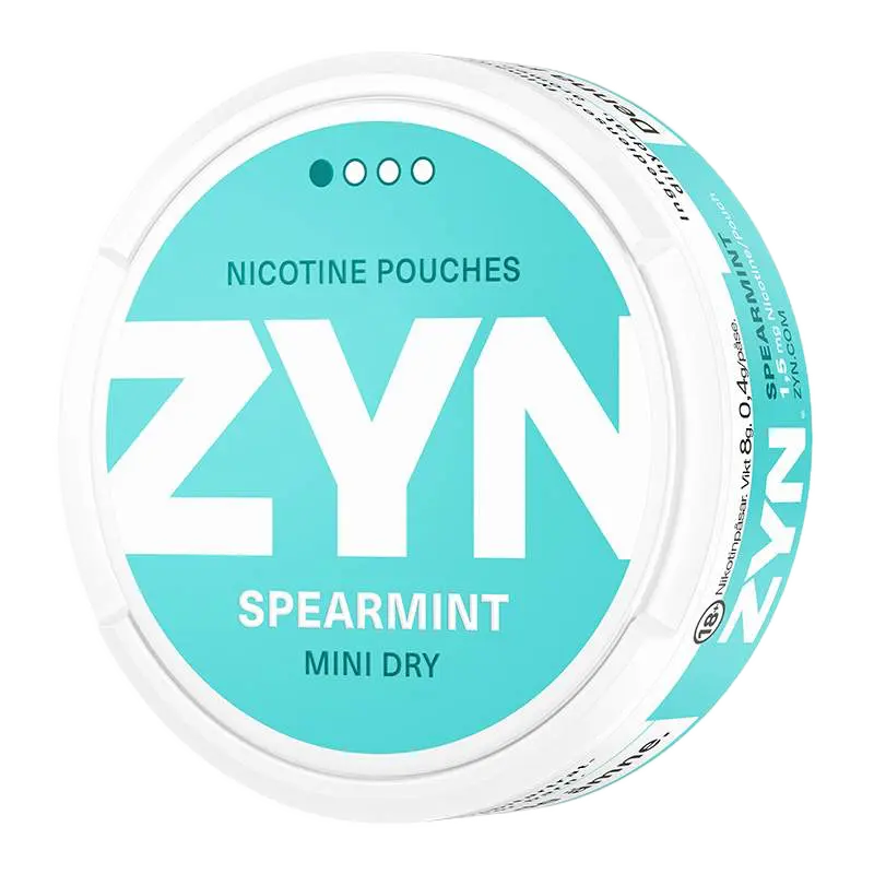 ZYN Spearmint Mini Dry Shop name
