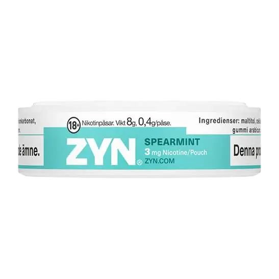 ZYN Spearmint Mini Dry Strong Shop name