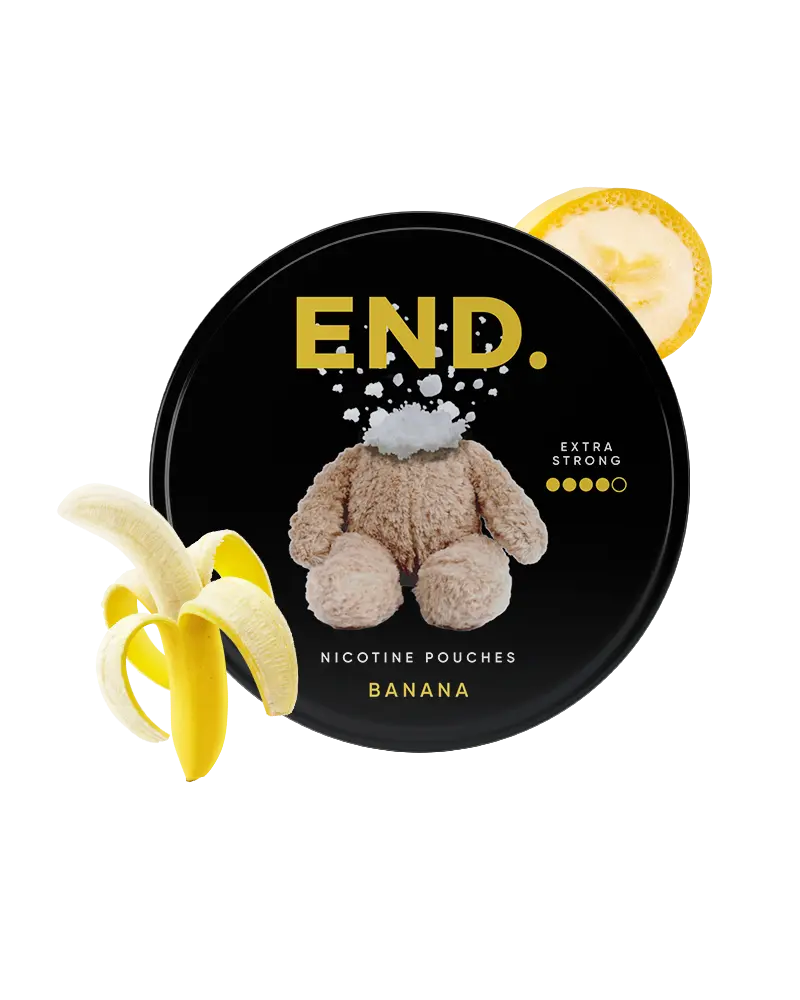 END Banaan Extra Sterk Snus Snusmania.eu