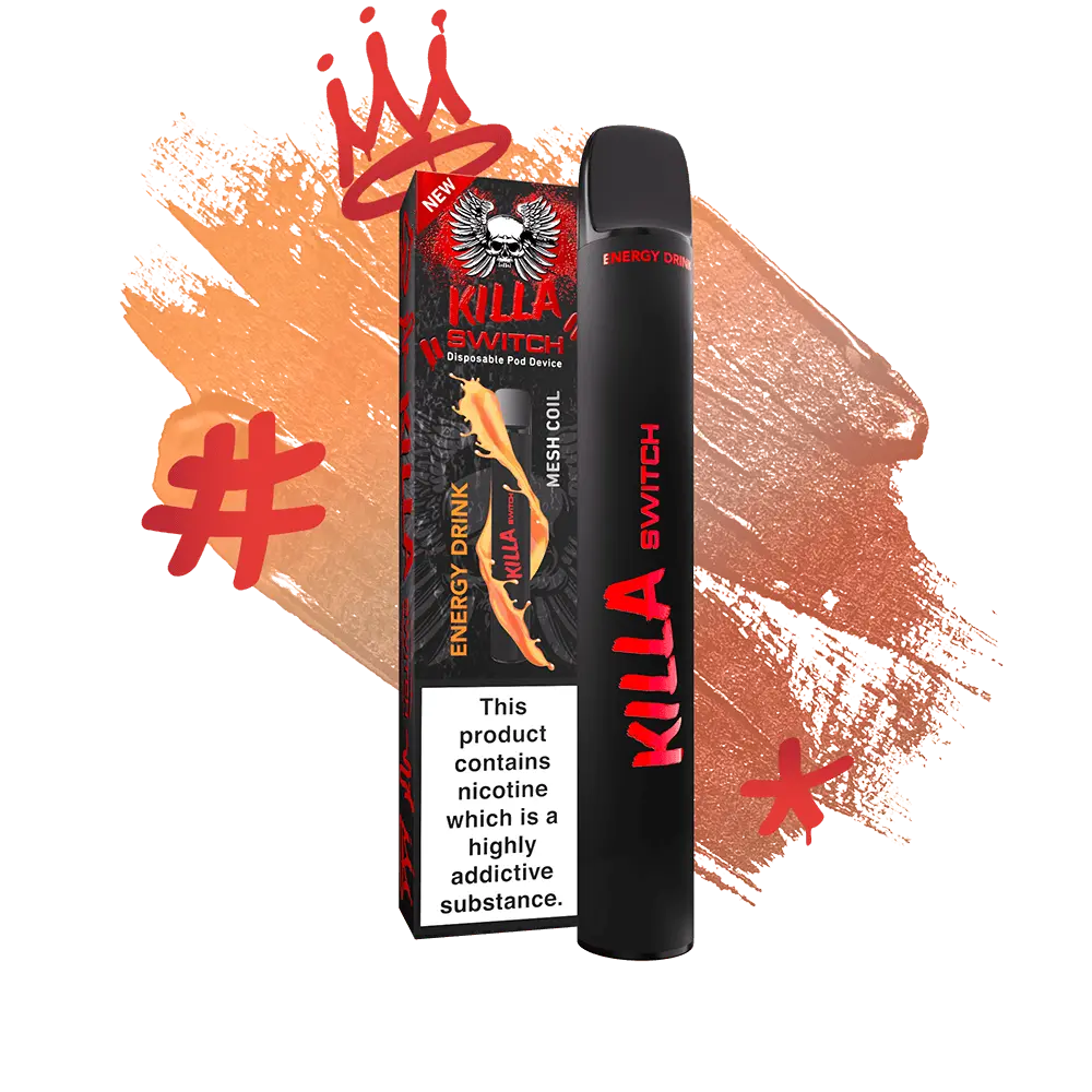 Killa Switch Energy Drink 600 Vape Shop naam