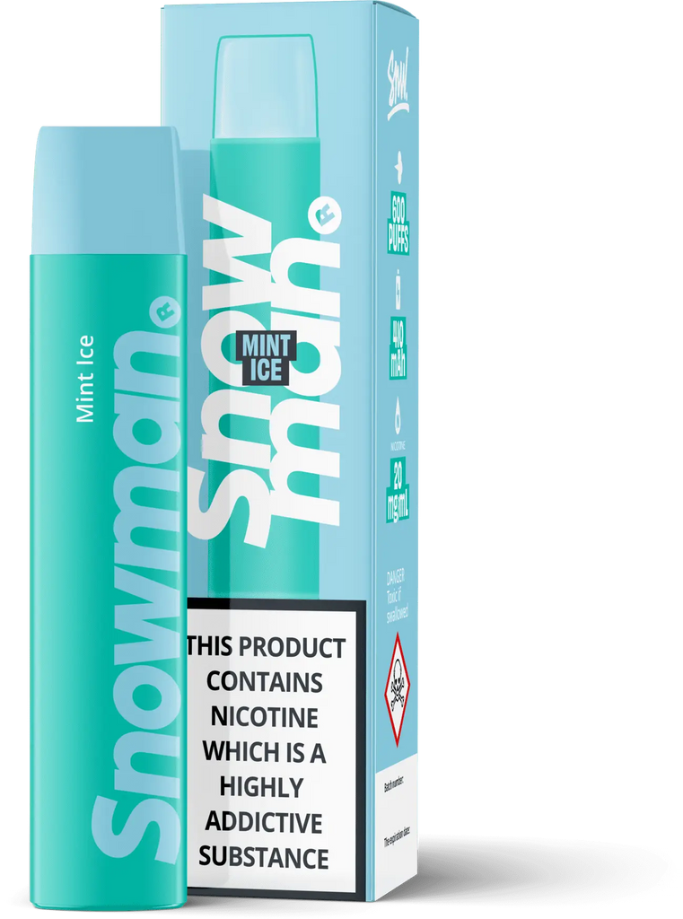 Snowman Mint IJs Vape Shop naam