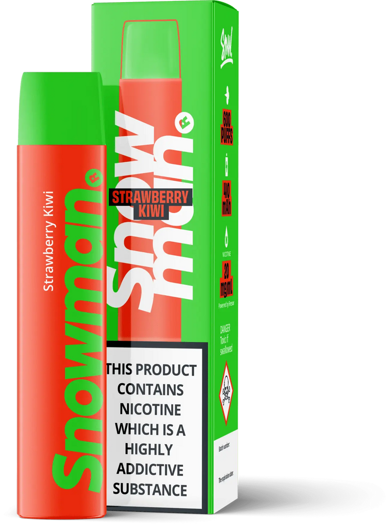 Snowman Aardbei Kiwi Vape Shop naam