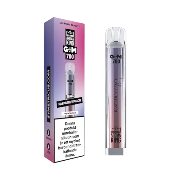 Aroma King Raspberry Peach 700 Shop name Disposable Vape