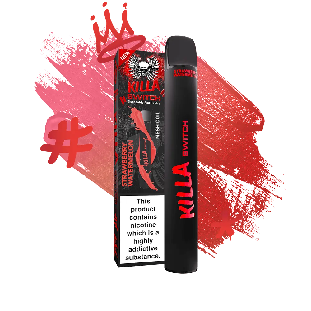 Killa Switch Strawberry-Watermelon 600 Vape Shop-namn