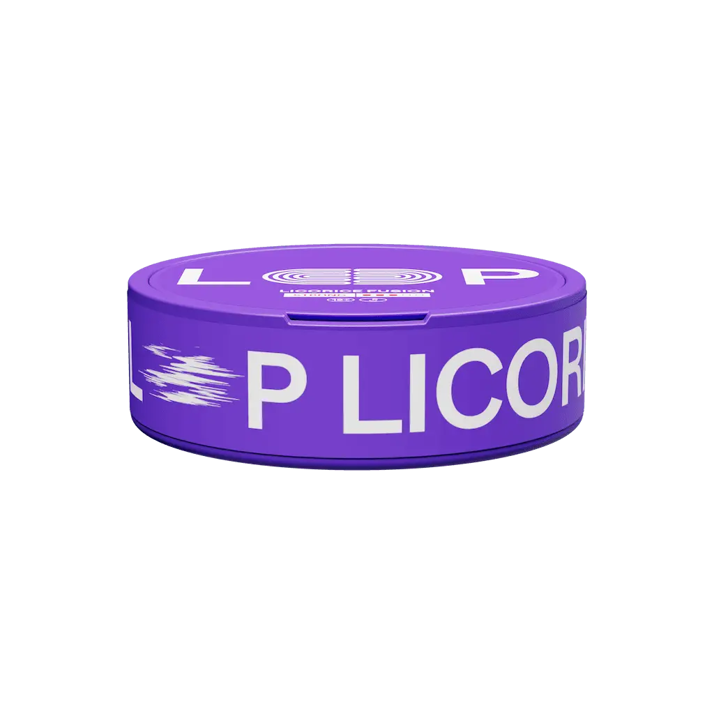 LOOP Licorice Fusion Strong Shop namn Nikotin Pouches